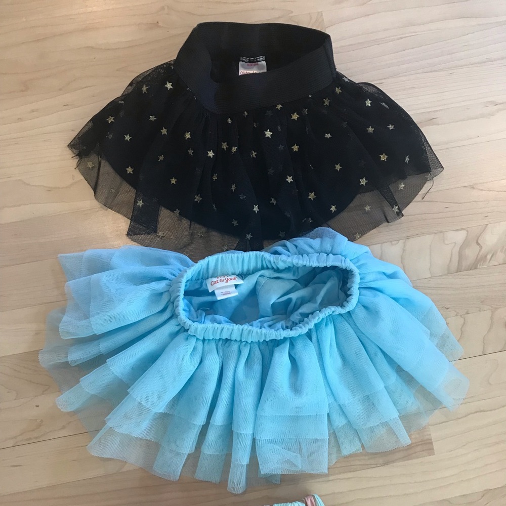 Set of 2 girls 0-3 month tutu skirts